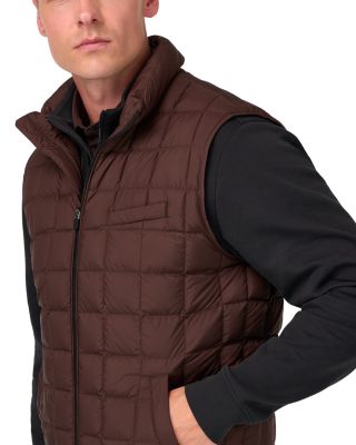 Gilet In Technical Fabric With Goose Down