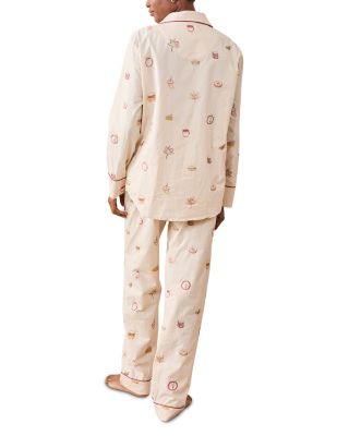 Printed Long Pajama Set