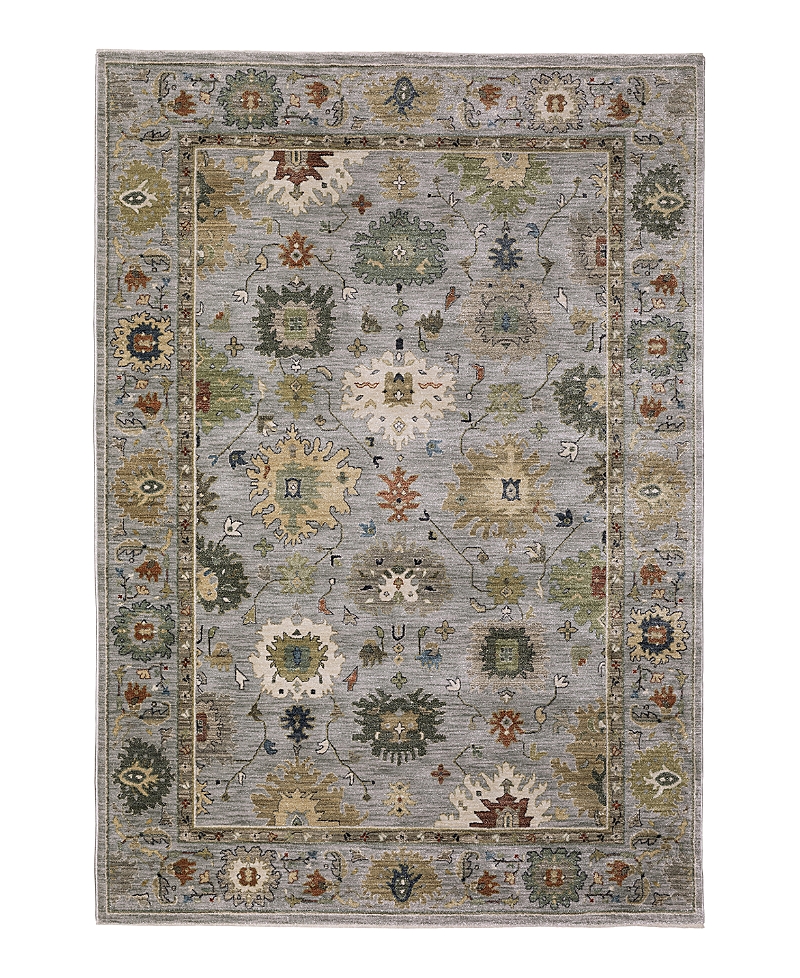 Oriental Weavers Eliana Eli03 Area Rug, 6'7x9'6 In Gray
