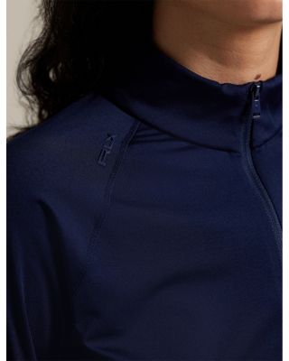 Stretch Jersey Quarter Zip Pullover