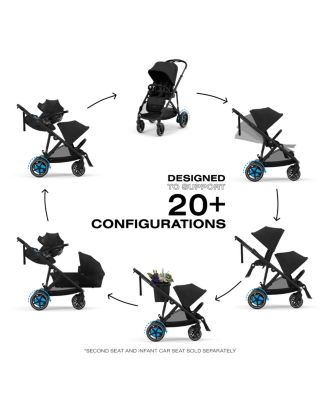 eGazelle S Electronic Stroller + Cot