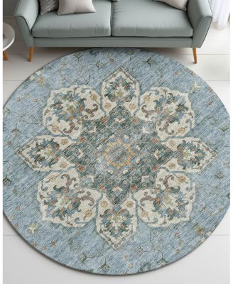 Dalyn Rug Company Silk Road SR6 Round Area Rug, 8'0"x8'0"