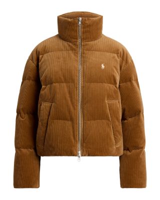 Quilted Corduroy Down Jacket