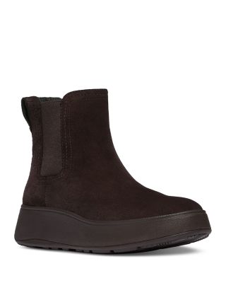 Women's F-Mode Stitch Warm Suede Chelsea Boots