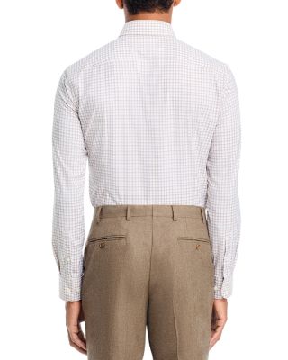 Performance Stretch Check Slim Fit Dress Shirt