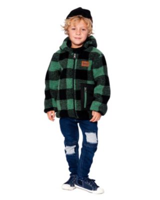 Unisex Reversible Mid-Season Sherpa Jacket - Big Kid