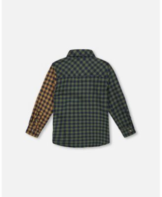 Boys' Long Sleeve Flannel Shirt - Little Kid, Big Kid