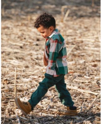 Boys' Twill Jogger Pants with Patch Pockets - Baby