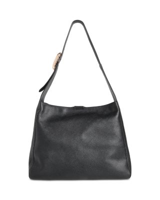 Mabel Buckle Detail Leather Tote Bag