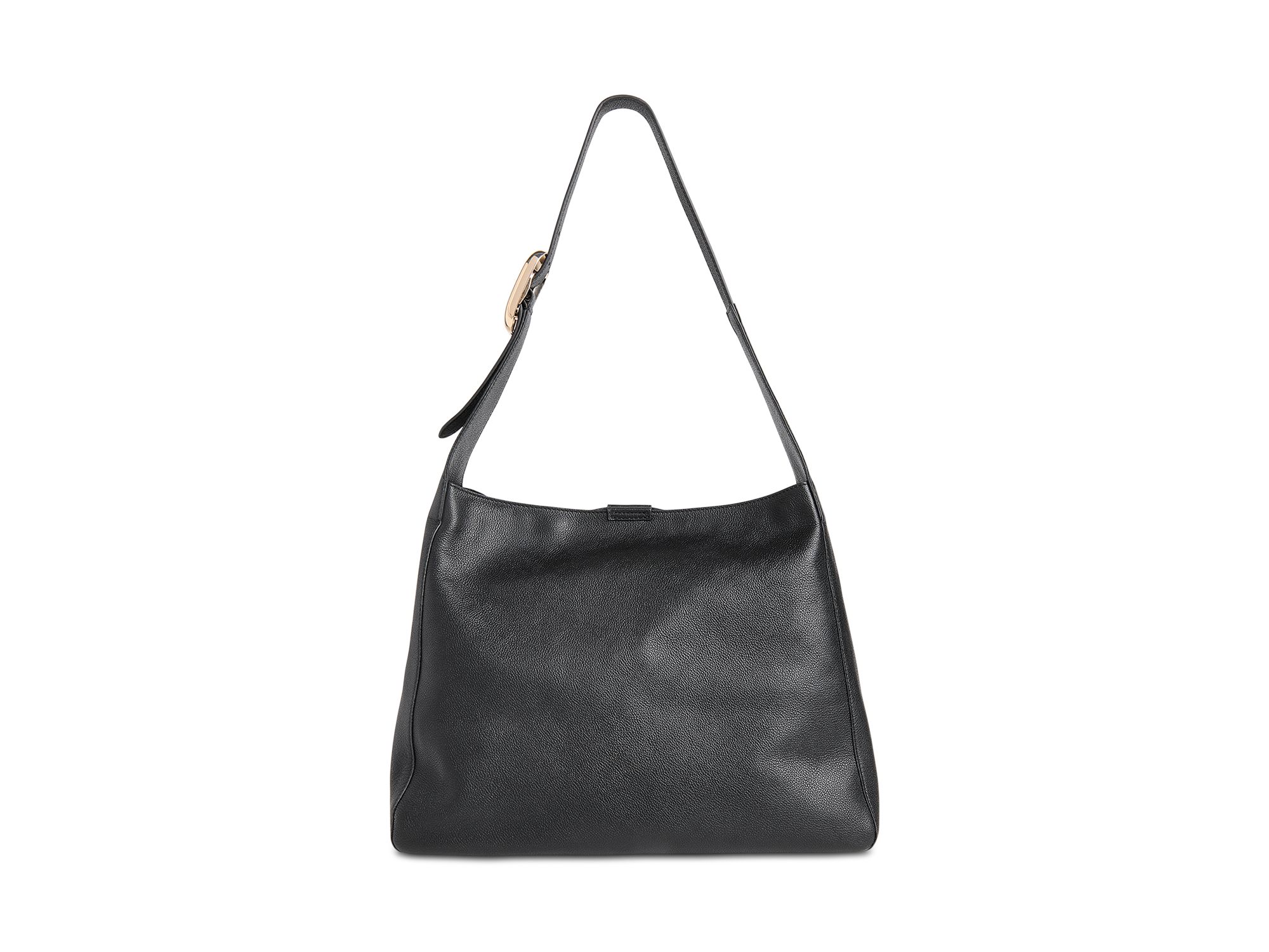 Mabel Buckle Detail Leather Tote Bag - Image 1