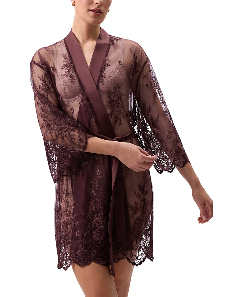 Rya Collection Darling Lace Cover Up In Red