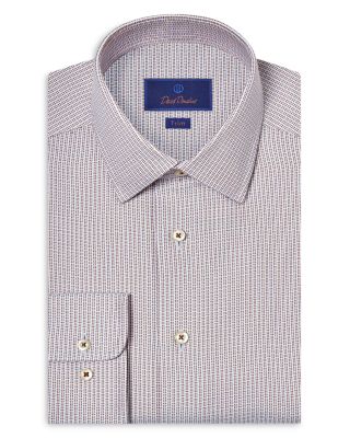 Trim Fit Printed Dress Shirt
