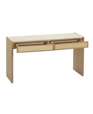 Paige Natural Oak Console/Desk