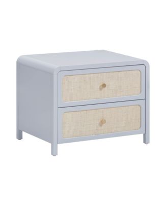 Patty Rattan 2 Drawer Nightstand