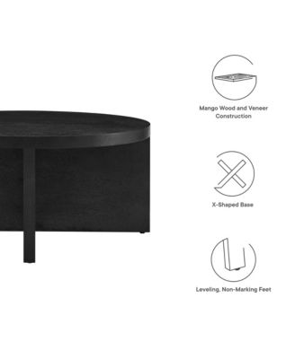 Silas Round Wood Coffee Table