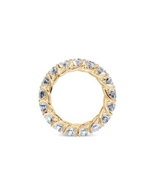 Diamond Classic Eternity Band in 14K Yellow Gold, 4.0 tcw