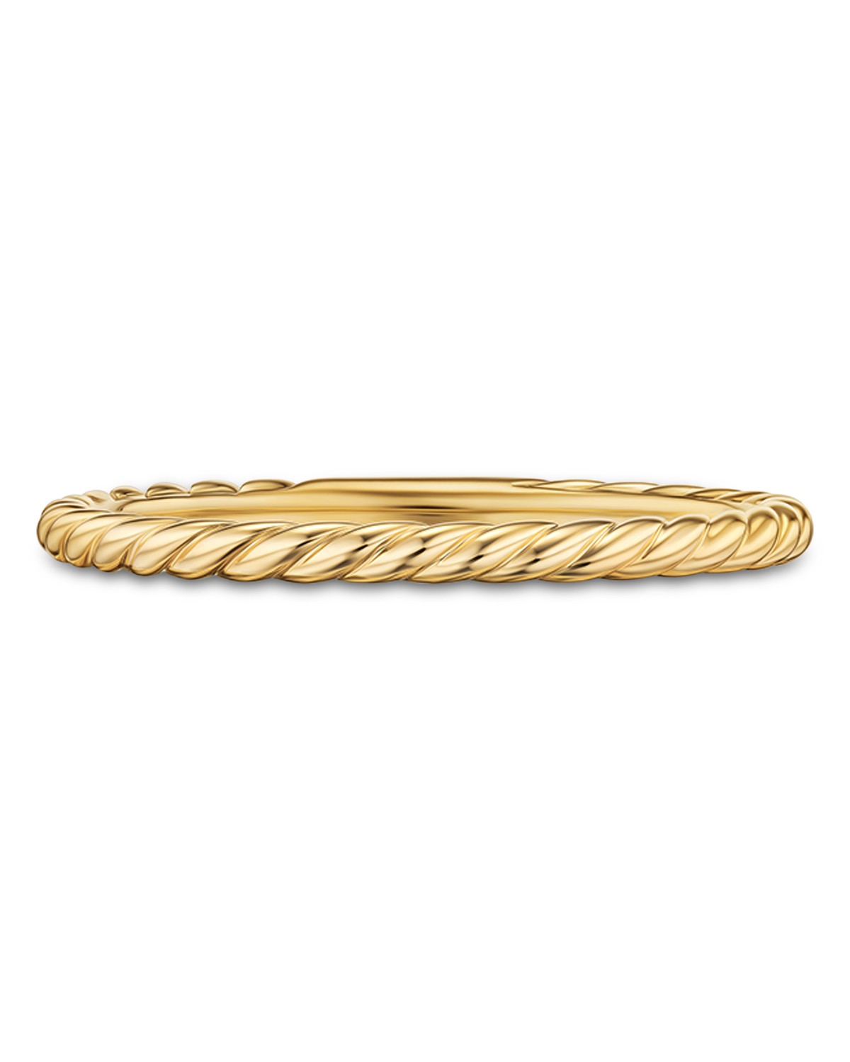 Cable Band Ring in 18K Yellow Gold, 1.7mm