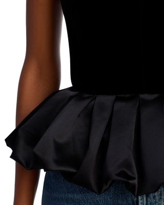 Strapless Velvet Top - Exclusive