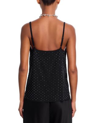 Embellished Mesh Cami Top - Exclusive