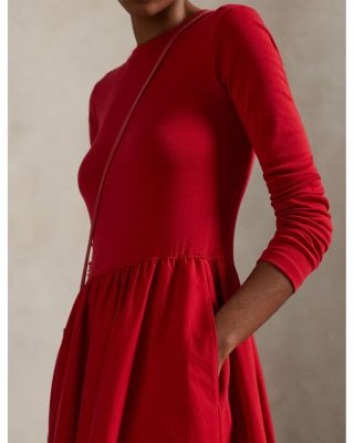 Cotton Long Sleeve Dress