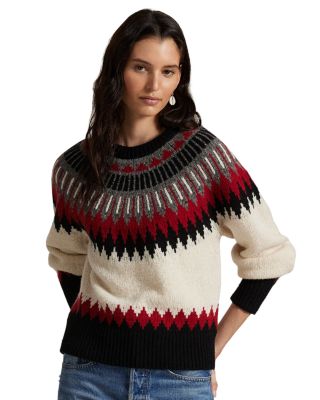 Fair Isle Wool Cashmere Sweater