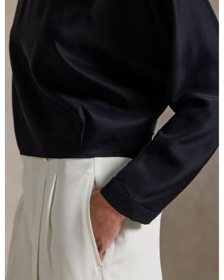 Silk Dolman Sleeve Top