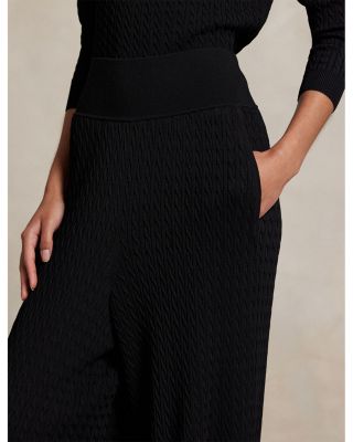 Mini Cable Wide Leg Pant