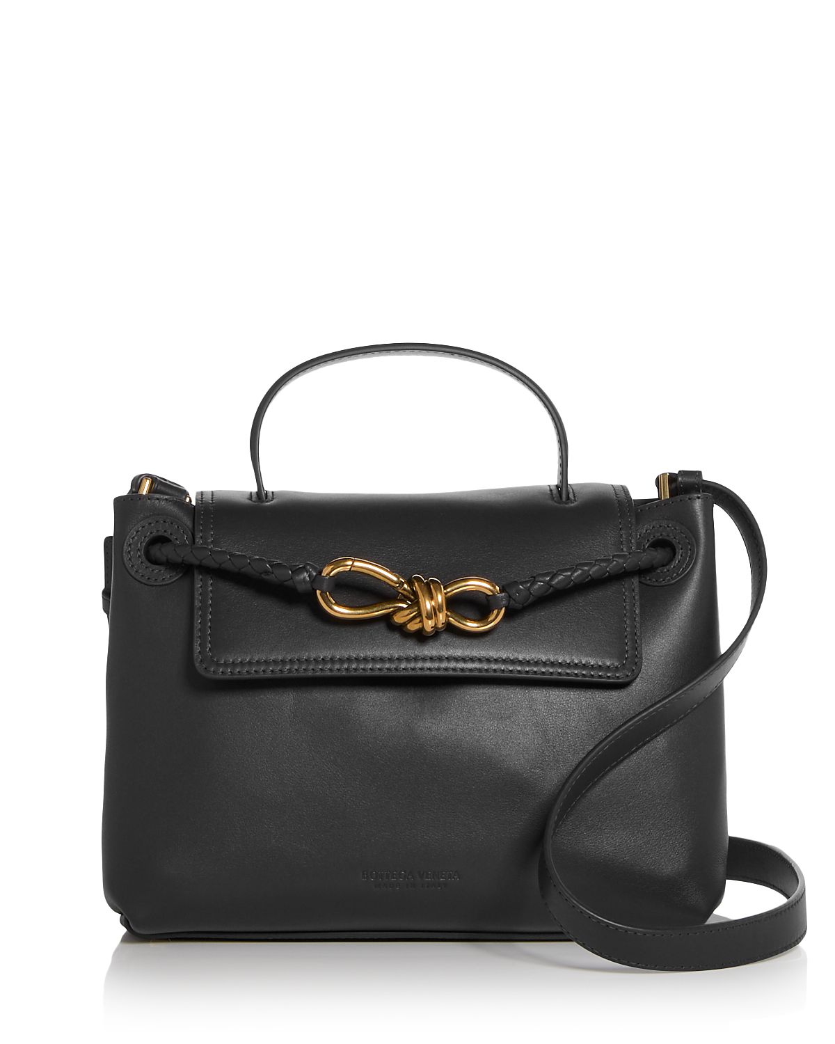 Bottega Veneta Small Ciao Ciao Leather Top Handle Bag