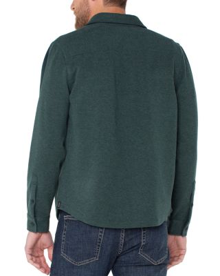 Long Sleeve Button Front Knit Shirt