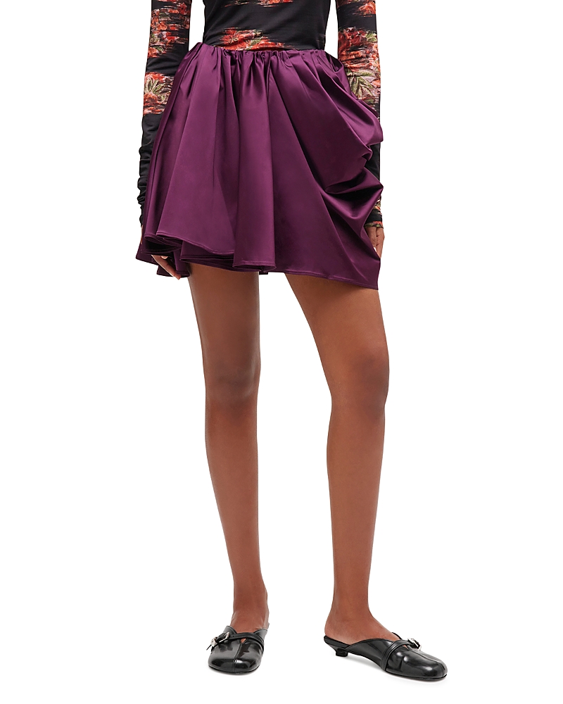 Ganni Draped Mini Skirt Ganni Draped Mini Skirt