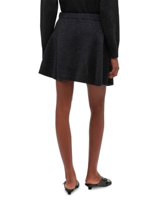 Chunky Sweater Knit Mini Skirt