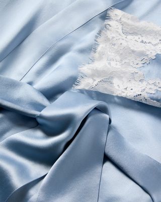 Mulberry Silk Lace Robe