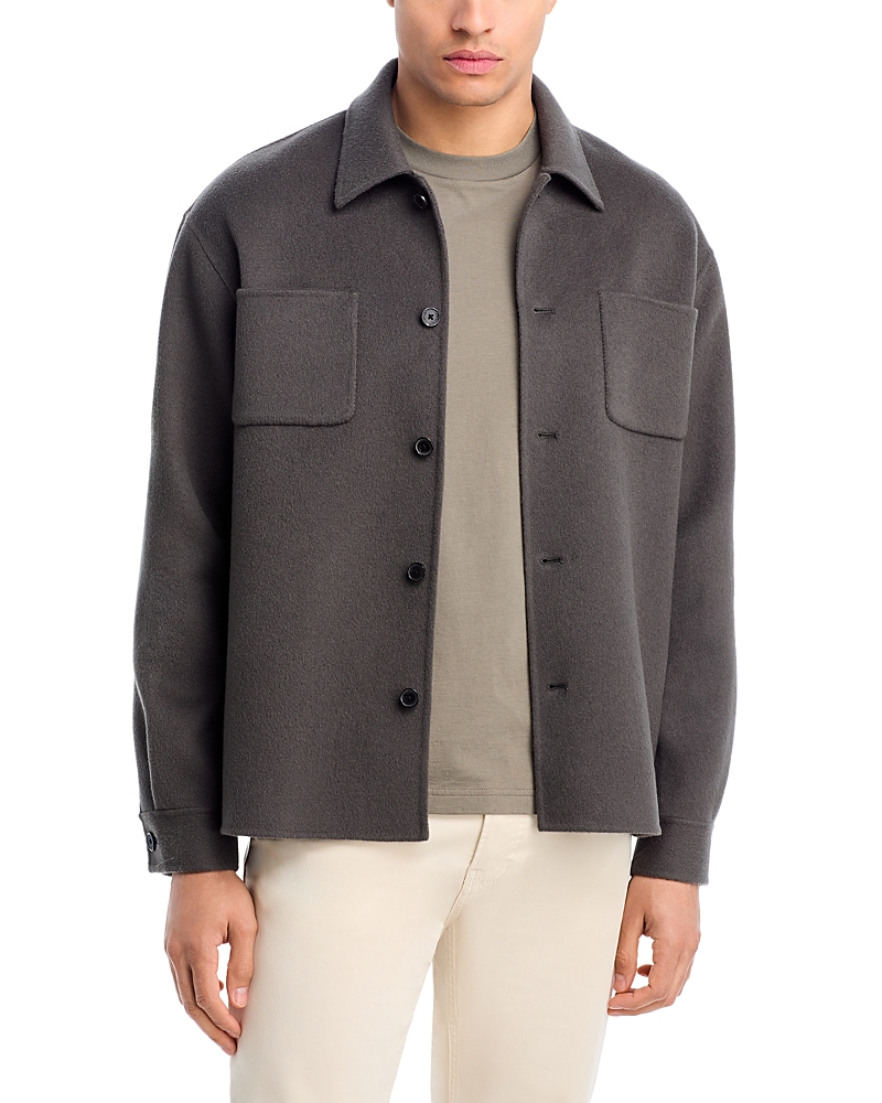 Frame Double Face Wool Jacket In Multi