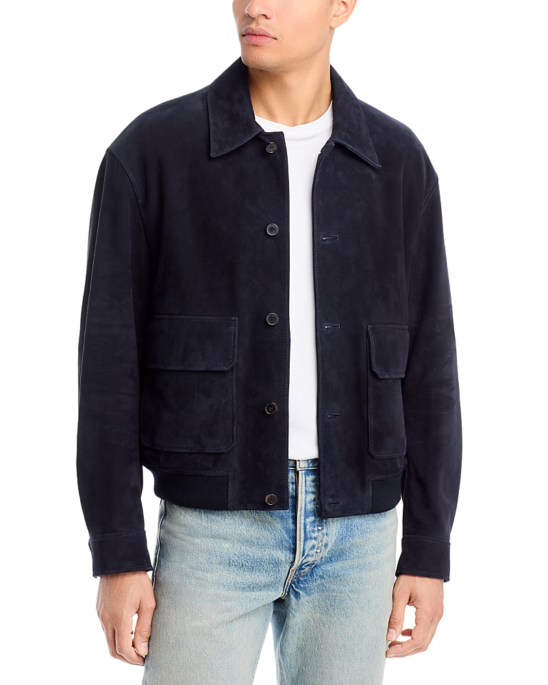 FRAME SUEDE SHIRT JACKET