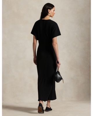 Wool Blend Dolman Dress