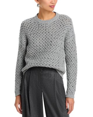 Wool Blend Crewneck Sweater