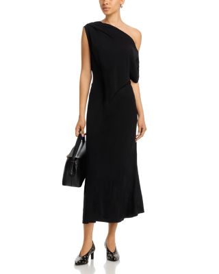 Draped Off Shoulder Dress