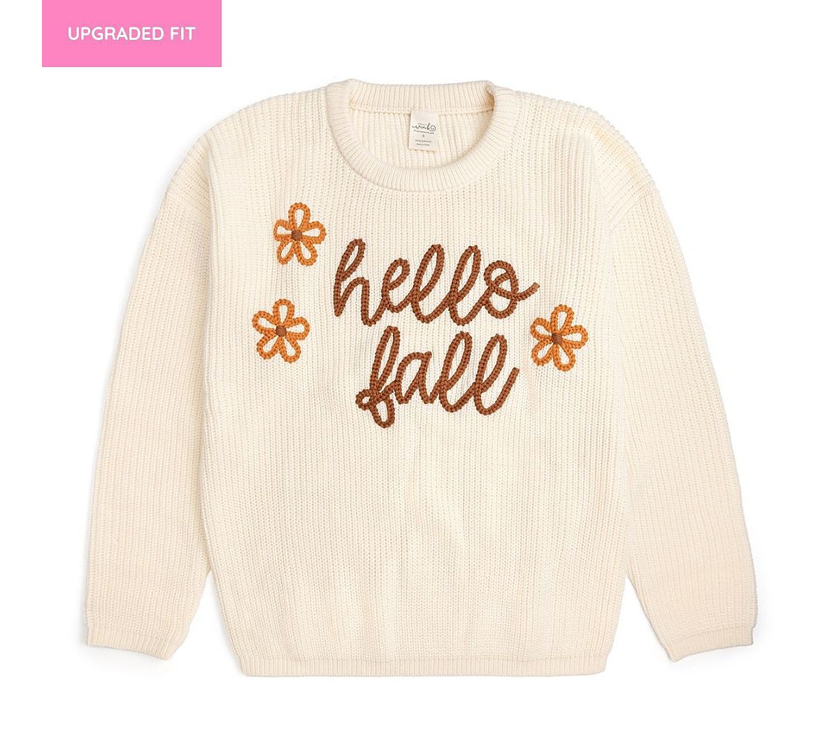 Sweet Wink Women's Hello Fall Knit Sweater