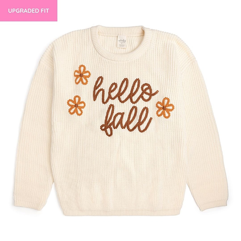 Sweet Wink Women's Hello Fall Knit Sweater