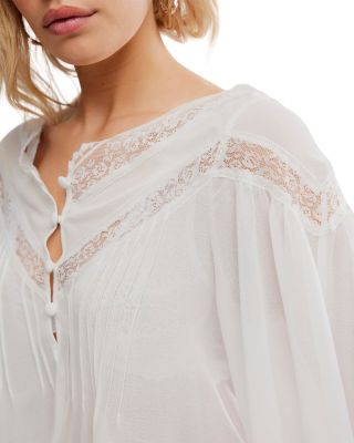 Bali Midnight Rain Lace Top