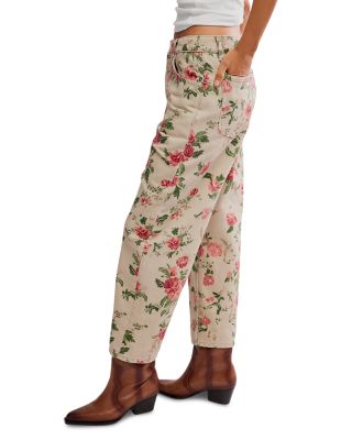 We The Free Deep Trance Mid Rise Printed Jeans in Wallpaper