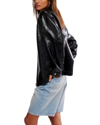 Sloane Faux Leather Jacket