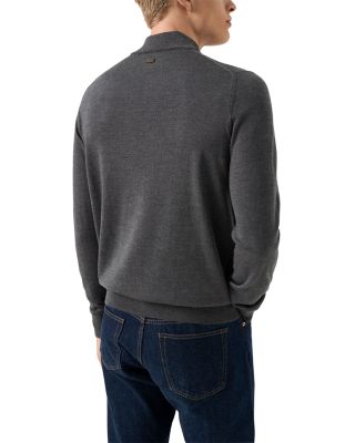 Merino Quarter Zip Knit Sweater