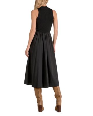 Mixed Media Midi Dress