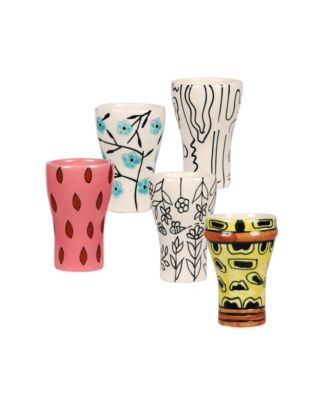 Velma Collection - Set of all 5 Ceramic Glasses