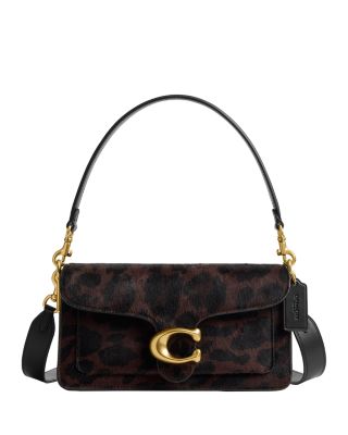 Tabby Shoulder Bag 26  in Leopard Print Calf Hair