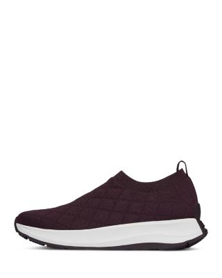 Women's F-Mode Flow Quilted-Knit Slip-On Sneakers