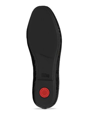 Women&#39;s Delicato Bow Sequin Ballet Flats