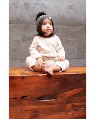 Unisex Fuzzy Long Sleeve Jumpsuit - Baby