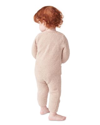 Unisex Fuzzy Long Sleeve Jumpsuit - Baby